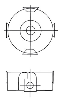 Graphics of the milling head